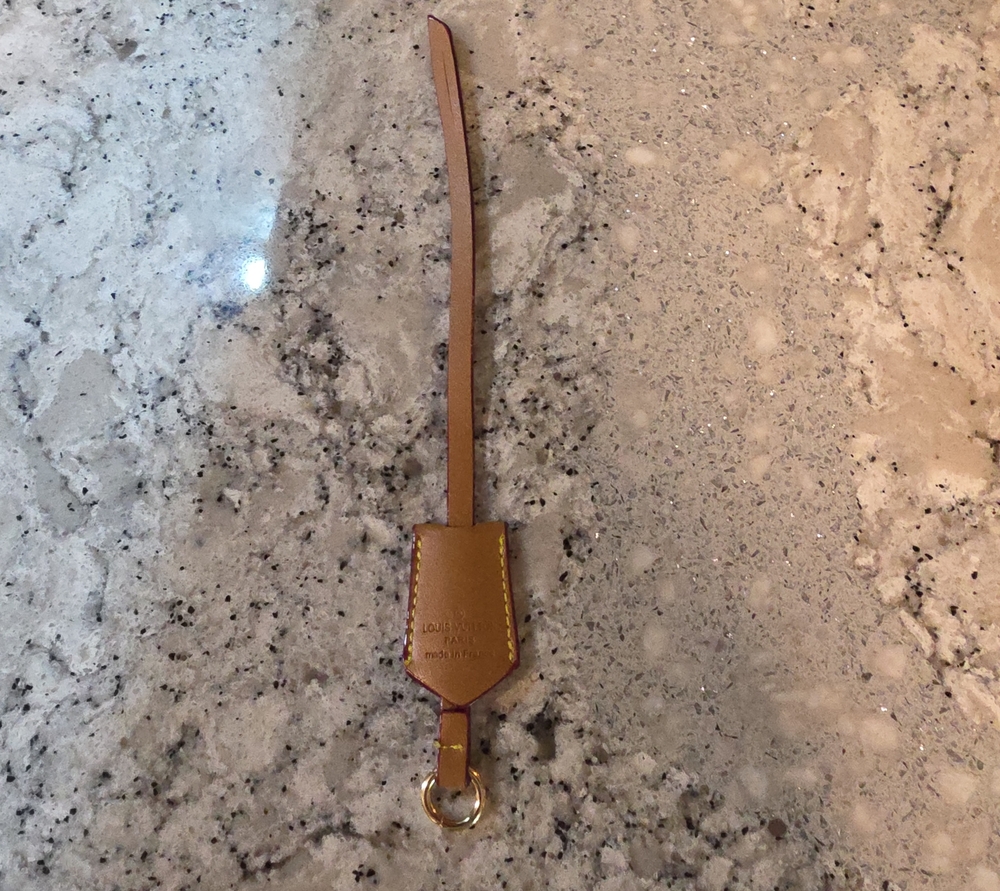 Louis Vuitton Tan Brown Key & Card Holder Strap